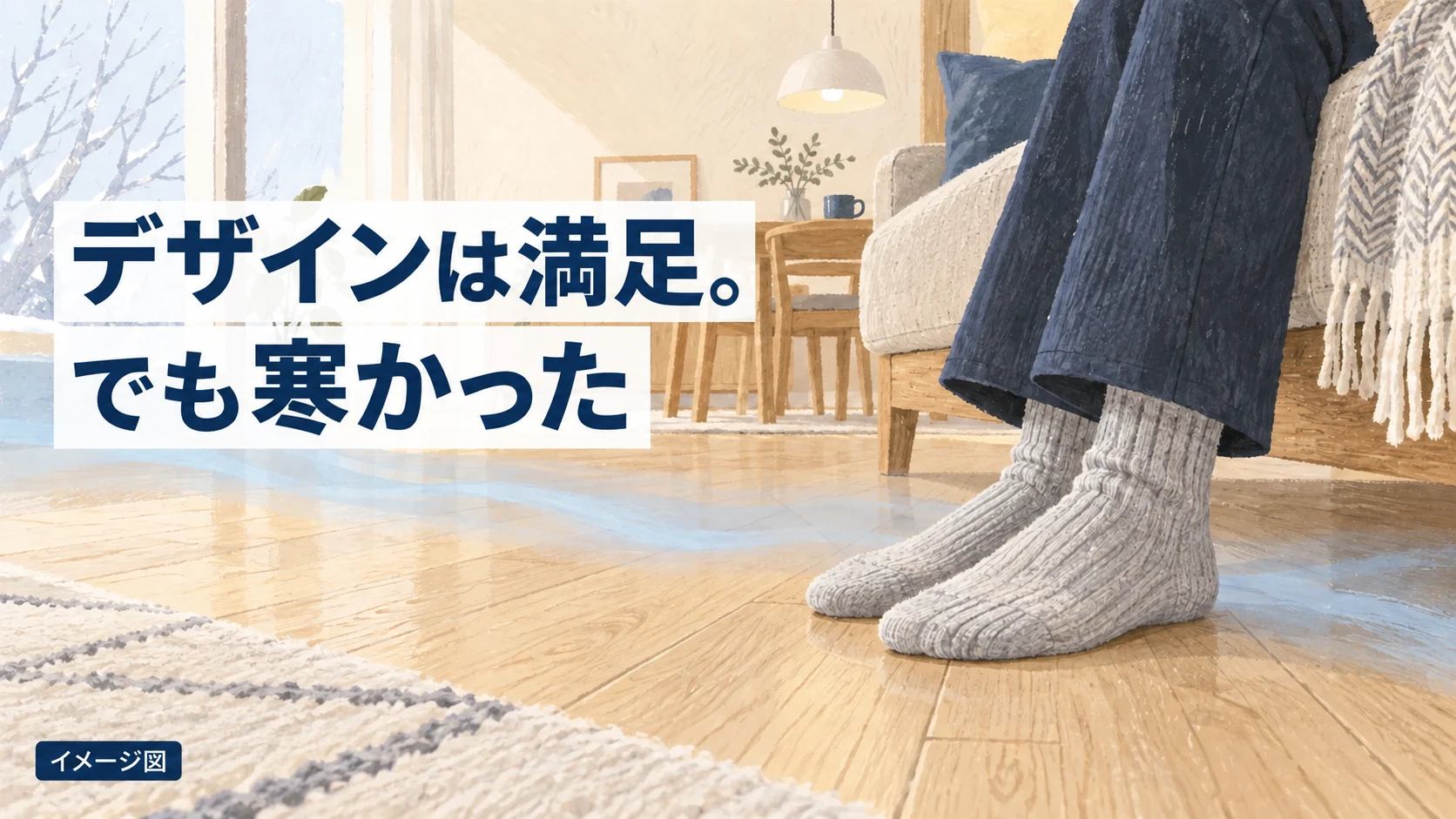 デザインも間取りも満足したのに寒かった｜住宅性能で後悔した自宅の話