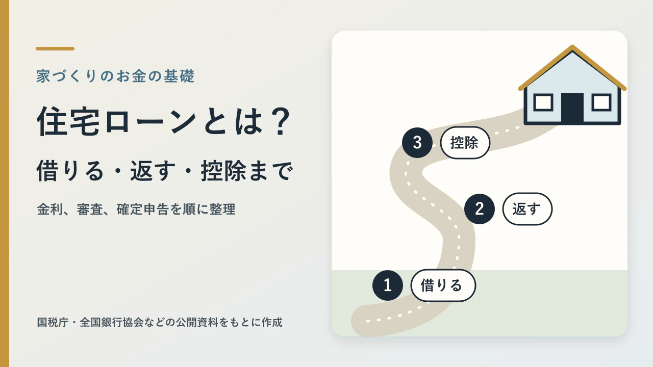 住宅ローンとは？金利・審査の仕組みから控除・確定申告・年末調整まで解説