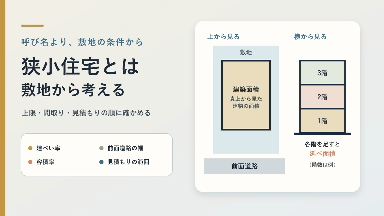 狭小住宅とは？間取り・価格・後悔ポイントまでわかりやすく解説【岡山】