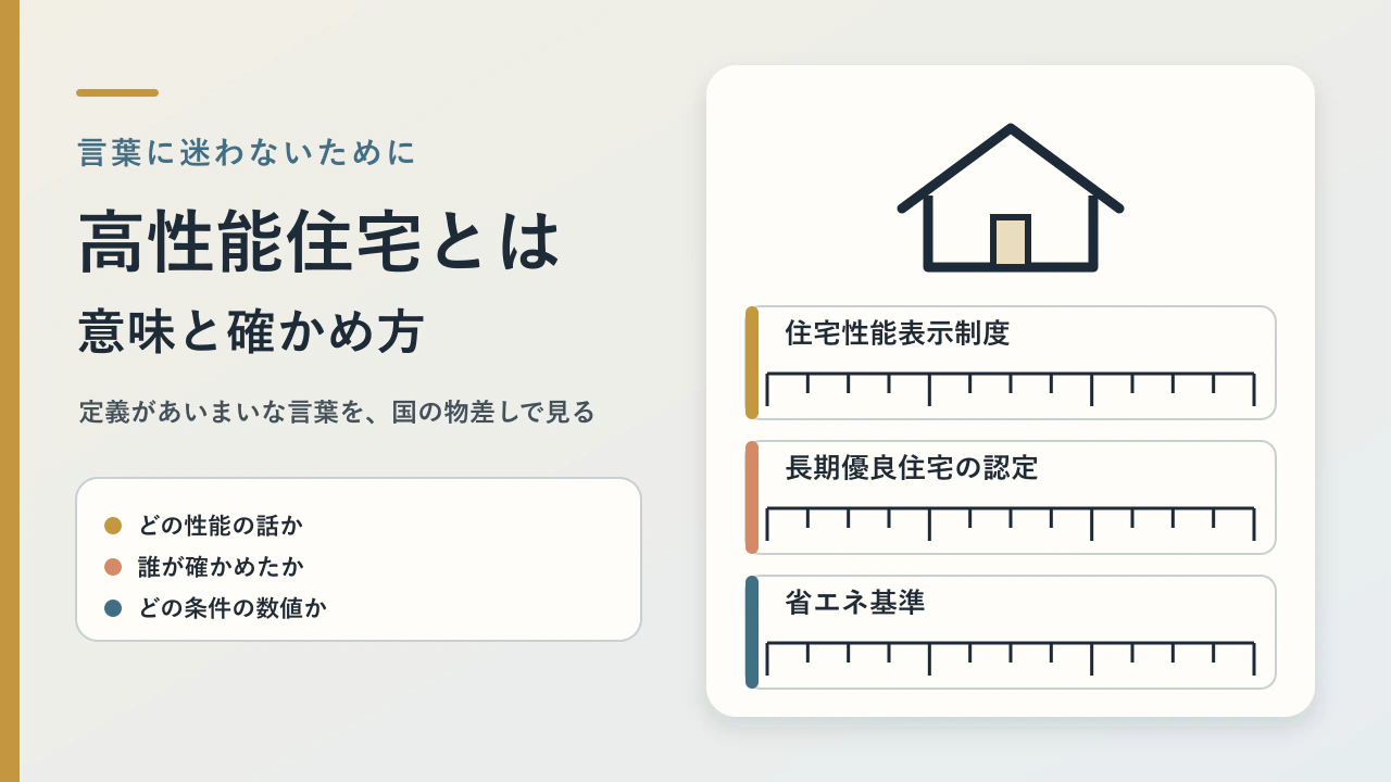 高性能住宅とは？意味や特徴をわかりやすく解説｜岡山で新築を考える方へ