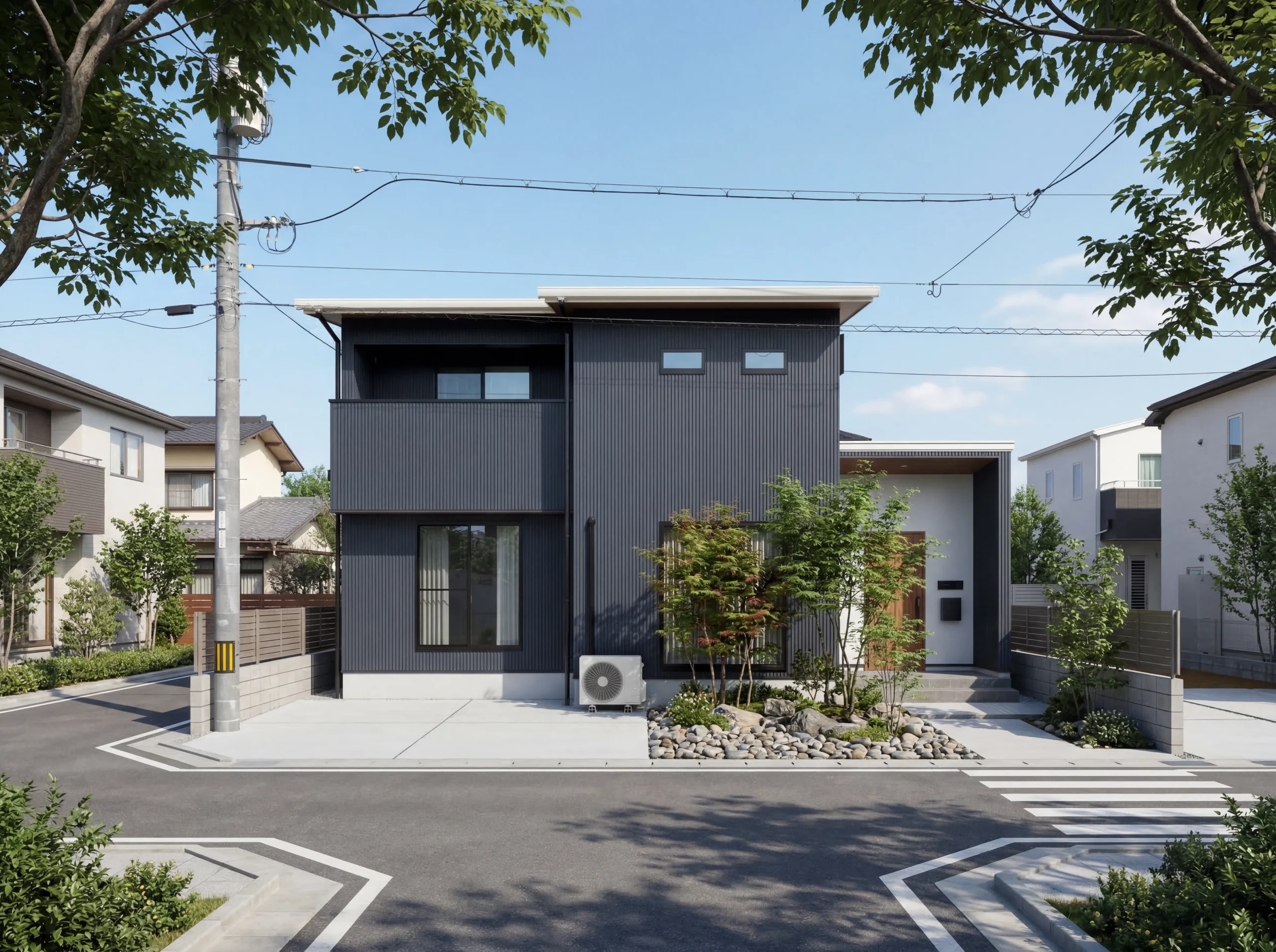 【倉敷市】　外とのつながりを感じられる、裏庭に続く玄関がある家　No.021