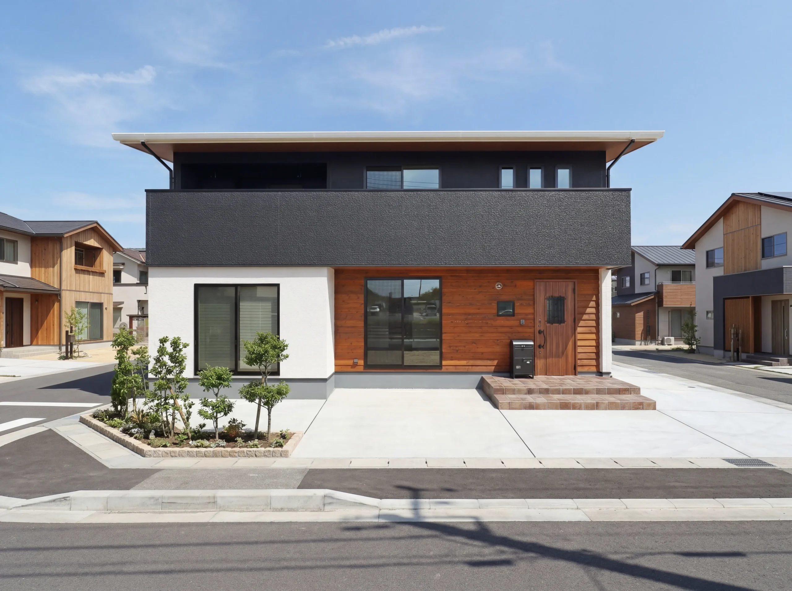 岡山市のデザイン住宅メーカーハンズホームの戸建て住宅建築制作実績の画像