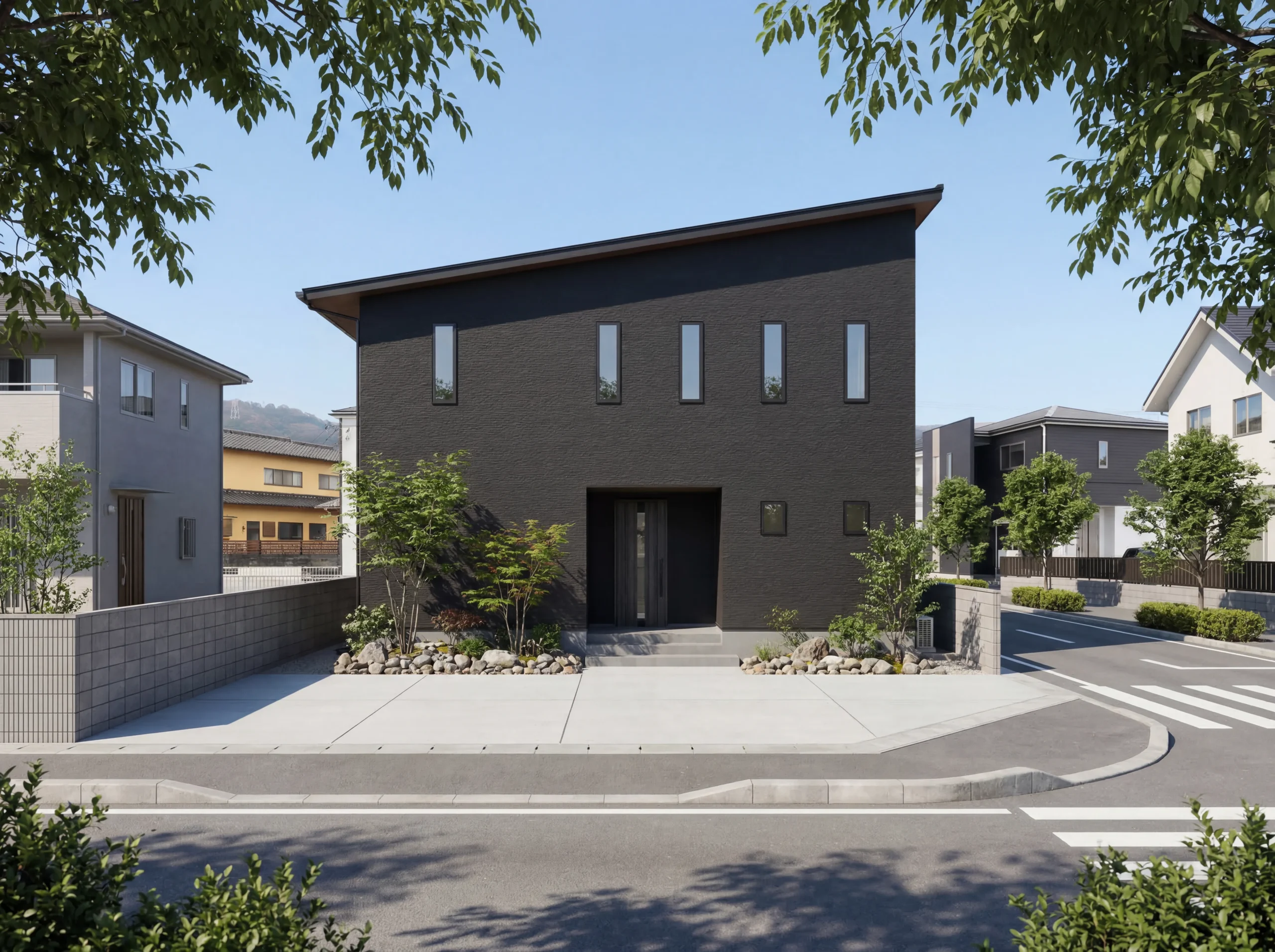 【岡山市南区】　バイクガレージと書斎、サブリビングがある大人の夢が詰まった家　No.043