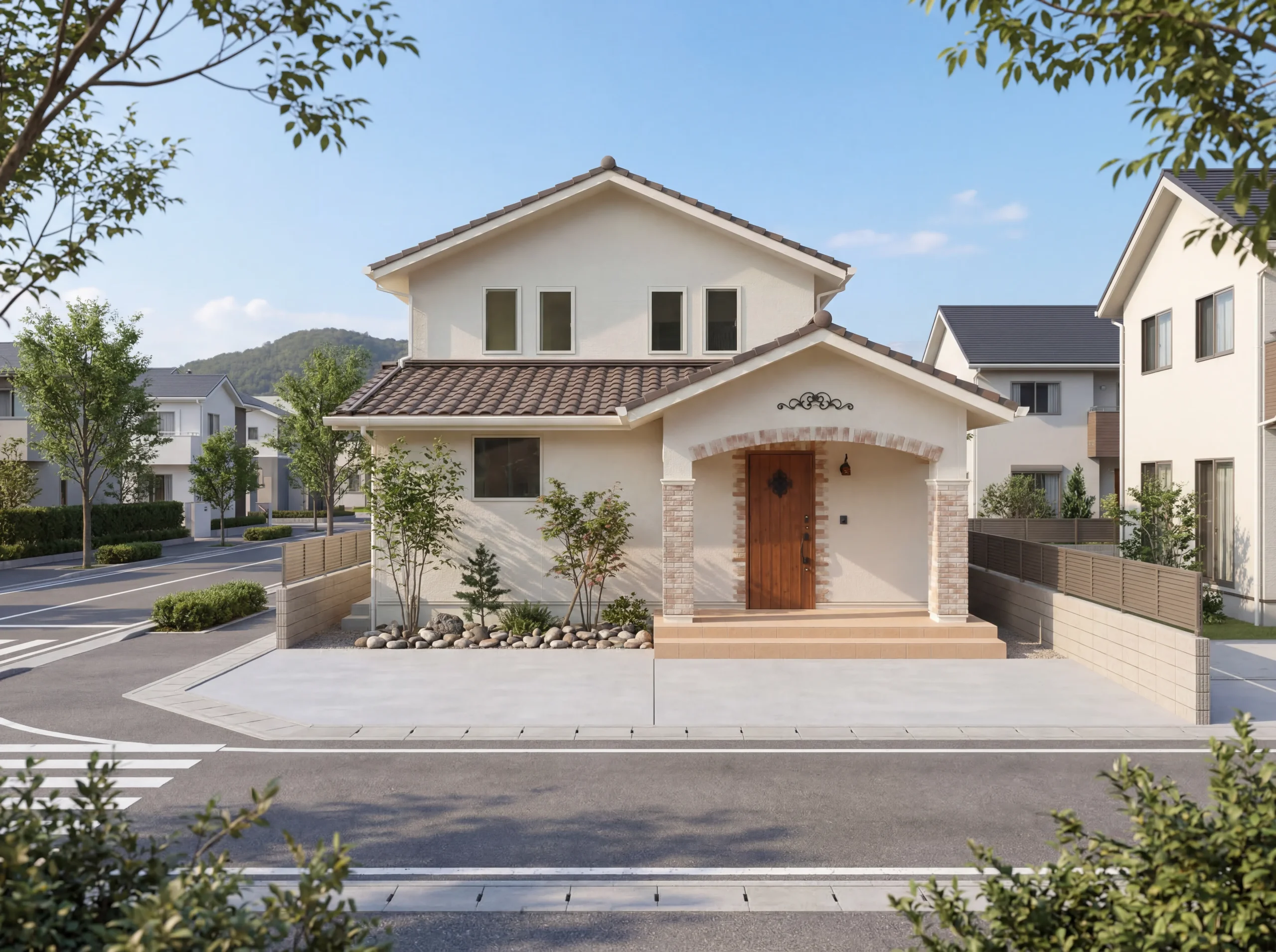 岡山市のデザイン住宅メーカーハンズホームの戸建て住宅建築制作実績の画像