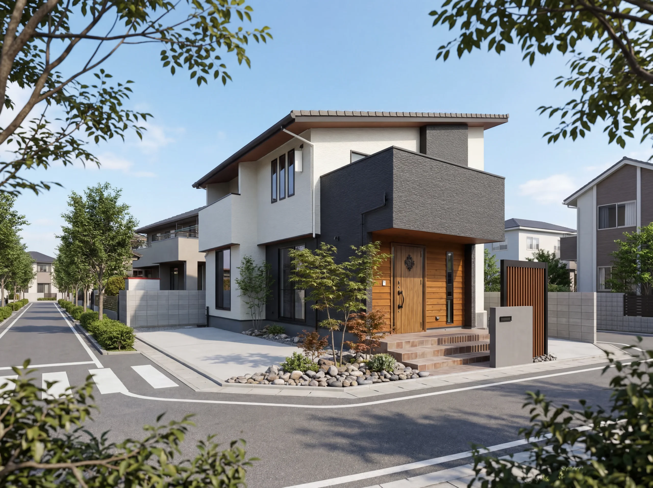 【岡山市南区】　おしゃれ度も生活動線も妥協しない！カフェ風×回遊動線の家　No.054