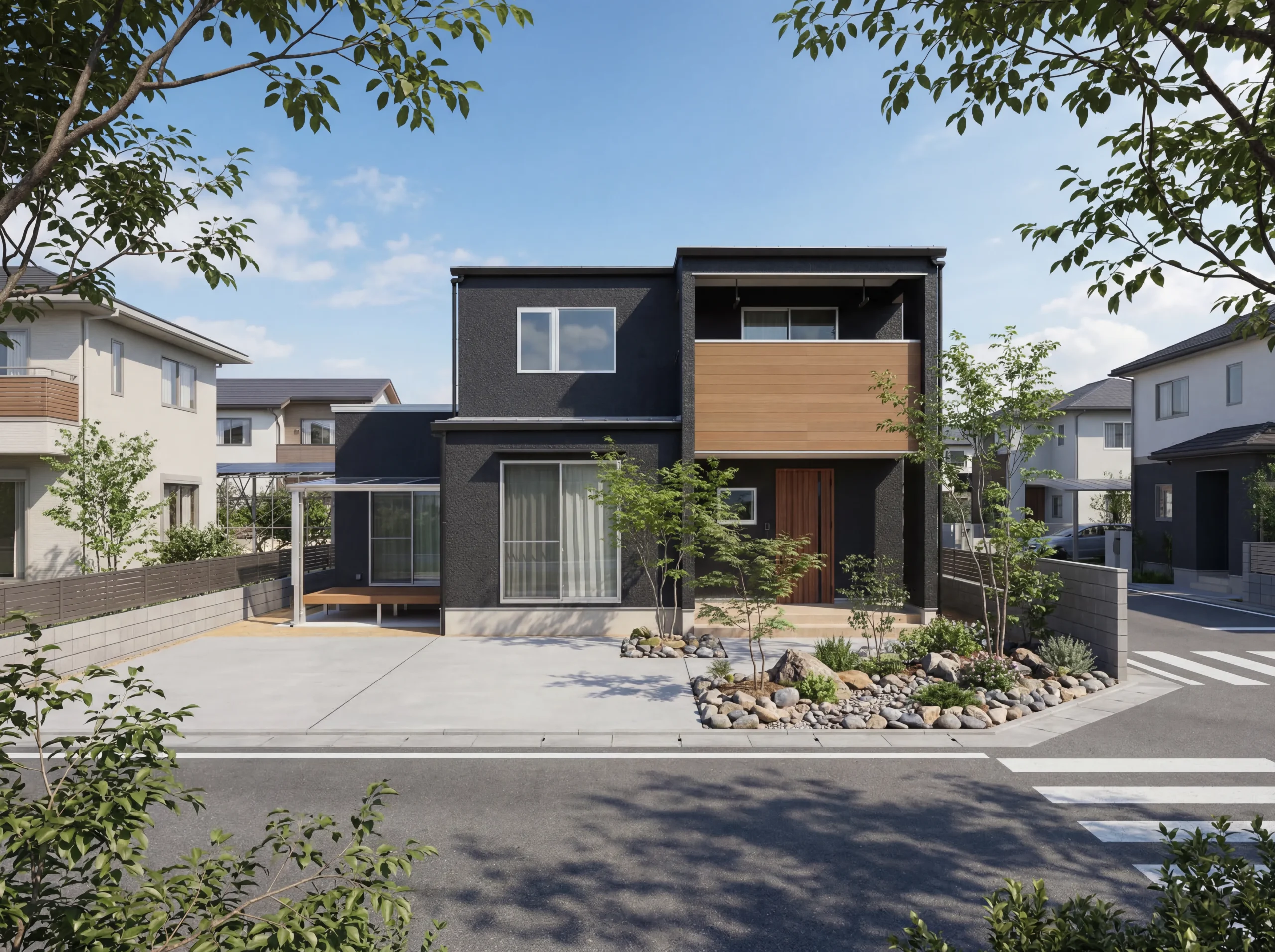 【岡山市南区】　家族の笑顔が集まる、明るく風通しの良いリビングがある家　No.008